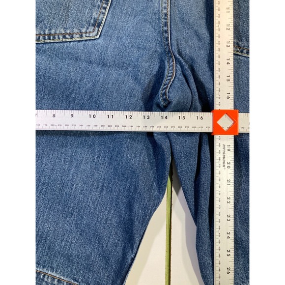 Tommy Hilfiger Vintage Carpenter Shorts Mens 40 Baggy Streetwear Y2K Denim Jean - Picture 5 of 15